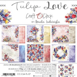 TULIP LOVE - 8 x 8